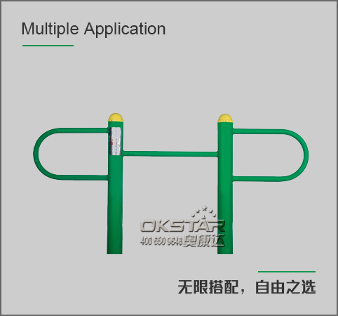 三位壓腿器（2立柱）